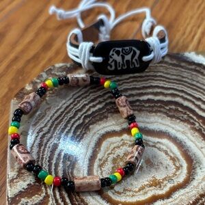 BARCELONA SOUVENIR UNISEX BRACELETS 🐘🖤💚💛❤️🐘